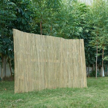 Bambuszaun Baarle 180x300cm Natur [casa.pro] 
