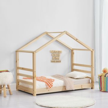 Kinderbett Vardø Holz/Weiß in verschiedenen Größen [en.casa]