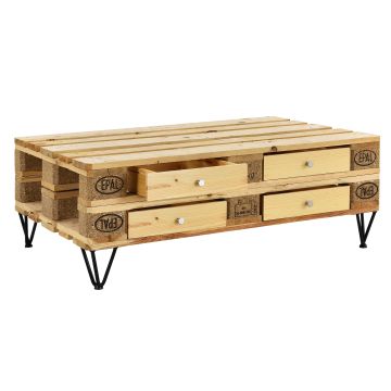 4x Schubladen für Europaletten-Möbeln DIY-Set Holz [en.casa]