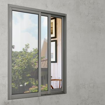Sichtschutzfolie Selbstklebend 1 x 0,5 m Silberfarben casa.pro